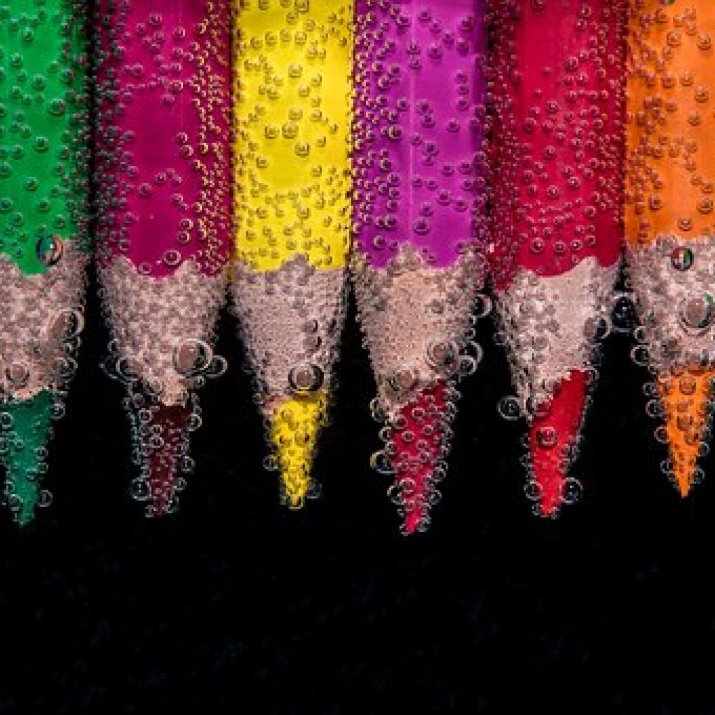 Add the Coloured Pencils